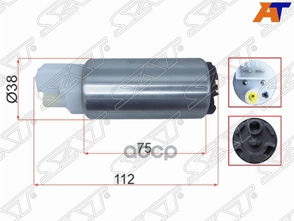 

Топливный Насос 3,5Bar;90L/H;Nissan/Infiniti/Subaru Sat Арт. St-112-0003