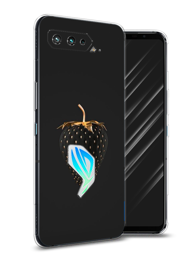 

Чехол Awog на Asus ROG Phone 5 "Черно-золотая клубника", Черный;золотистый, 44250-10