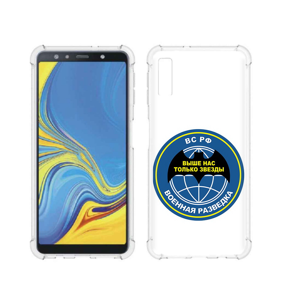 

Чехол MyPads Tocco для Samsung Galaxy A7 (2018) разведка (PT95255.558.568), Прозрачный, Tocco