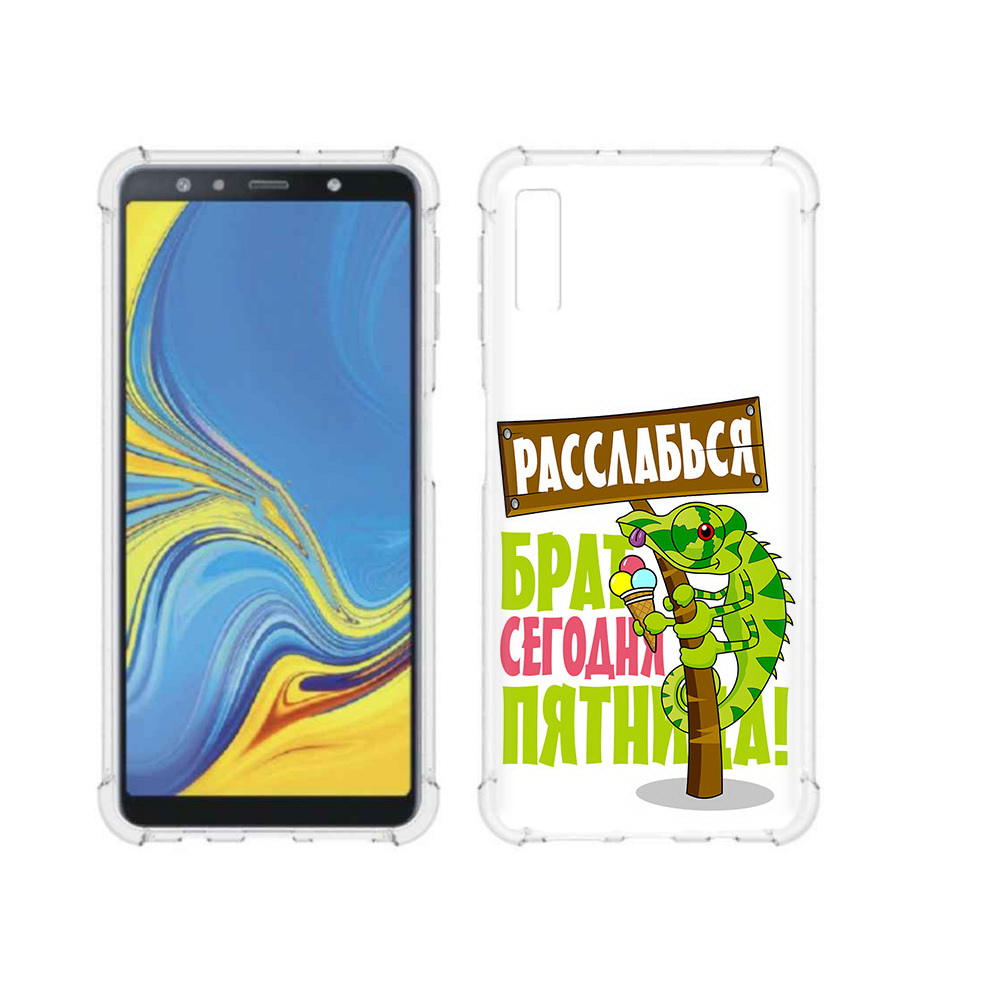 Чехол MyPads Tocco для Samsung Galaxy A7 (2018) пятница (PT95255.558.562)