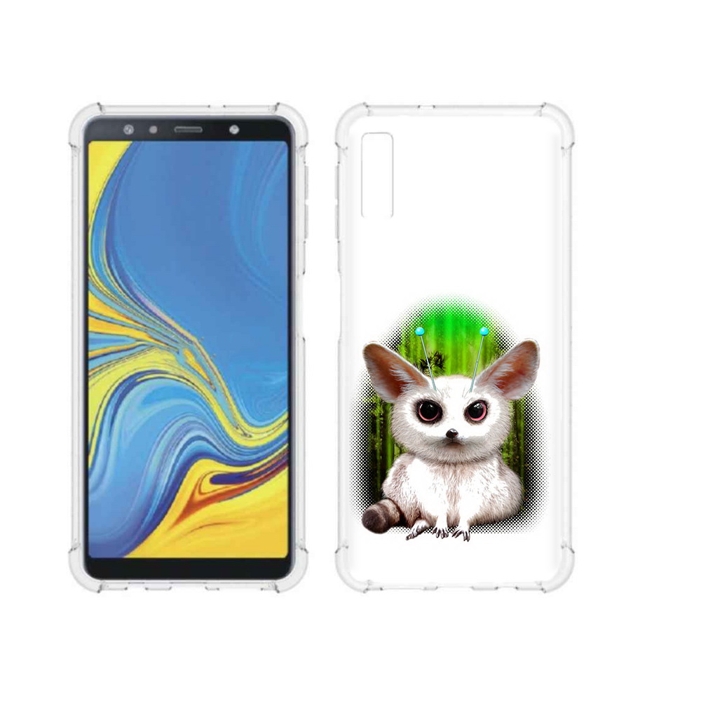 фото Чехол mypads tocco для samsung galaxy a7 (2018) пушистое животное (pt95255.558.560)