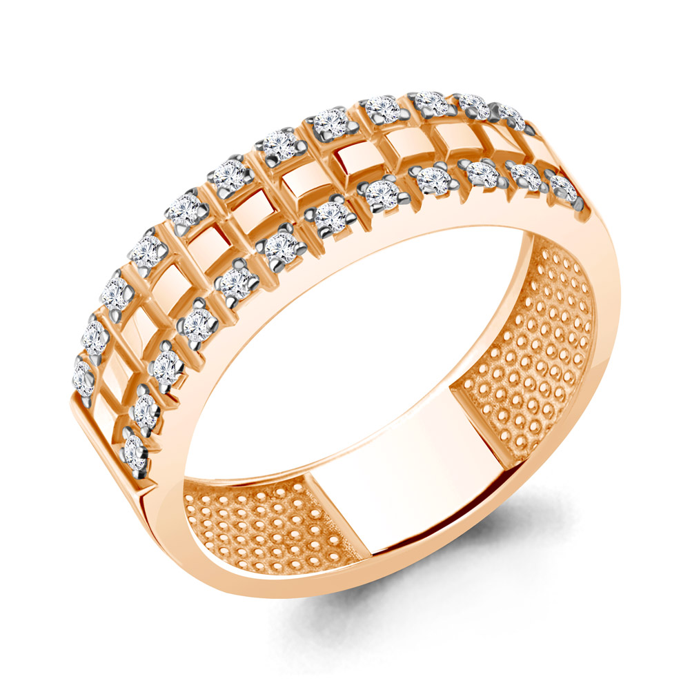 

Кольцо из серебра с фианитом Aquamarine Aquamarine 67775А_925_з р, 67775А_925_з