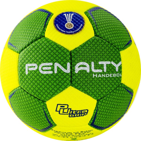 Мяч для гандбола PENALTY HANDEBOL SUECIA H3L ULTRA GRIP №3 желтый/зеленый