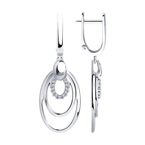 

Серьги из серебра TEO MAORI 894-121-00701-1, фианит, 894-121-00701-1