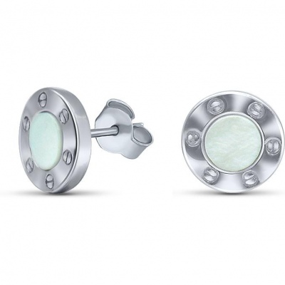 

Серьги с перламутром из серебра Silver wings 02de396a-202, 02de396a-202