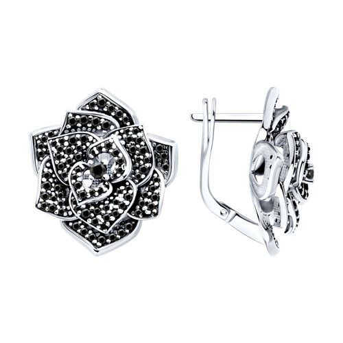 

Серьги из серебра TEO MAORI 894-120-02050-1, фианит, 894-120-02050-1