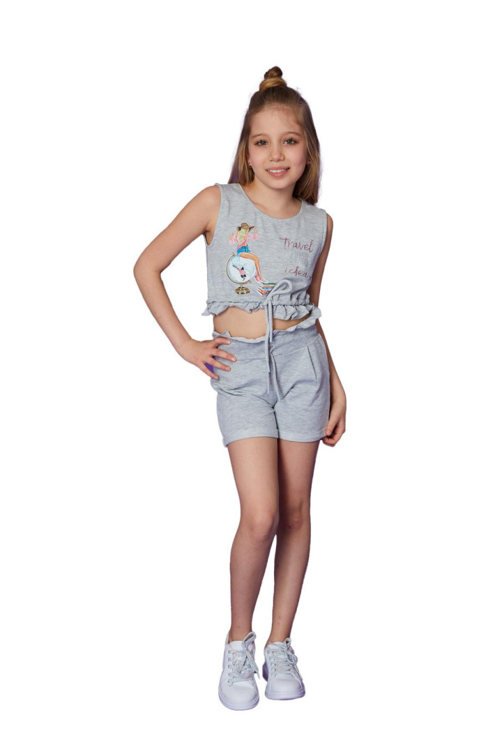 

Топ Little Star Girls р. 128-134 Светло-Серый, L11321Y1930X (доставка из-за рубежа), L11321Y1930X