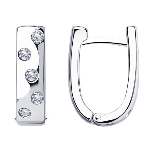 

Серьги из серебра TEO MAORI 894-120-01515-1, фианит, 894-120-01515-1