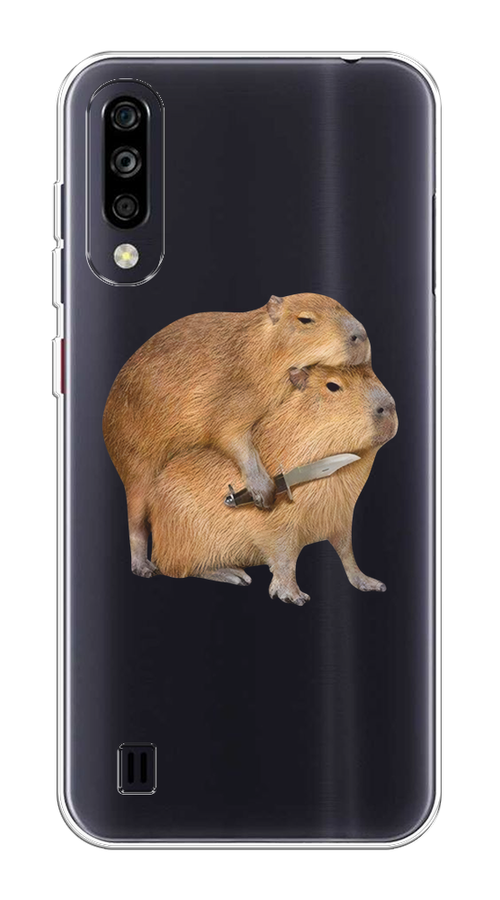 

Чехол на ZTE Blade A7 (2020) "Капибара с ножом", Бежевый, 133750-1