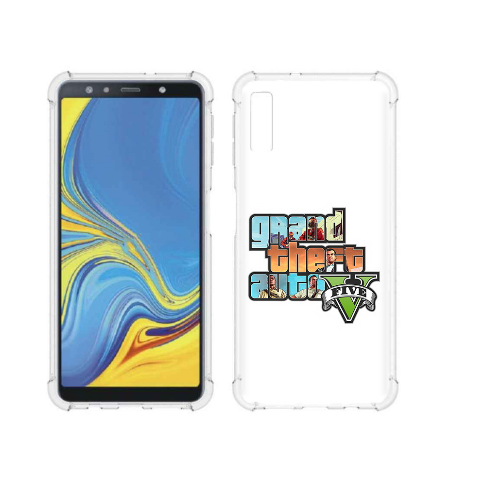 

Чехол MyPads Tocco для Samsung Galaxy A7 (2018) ГТА (PT95255.558.52), Прозрачный, Tocco