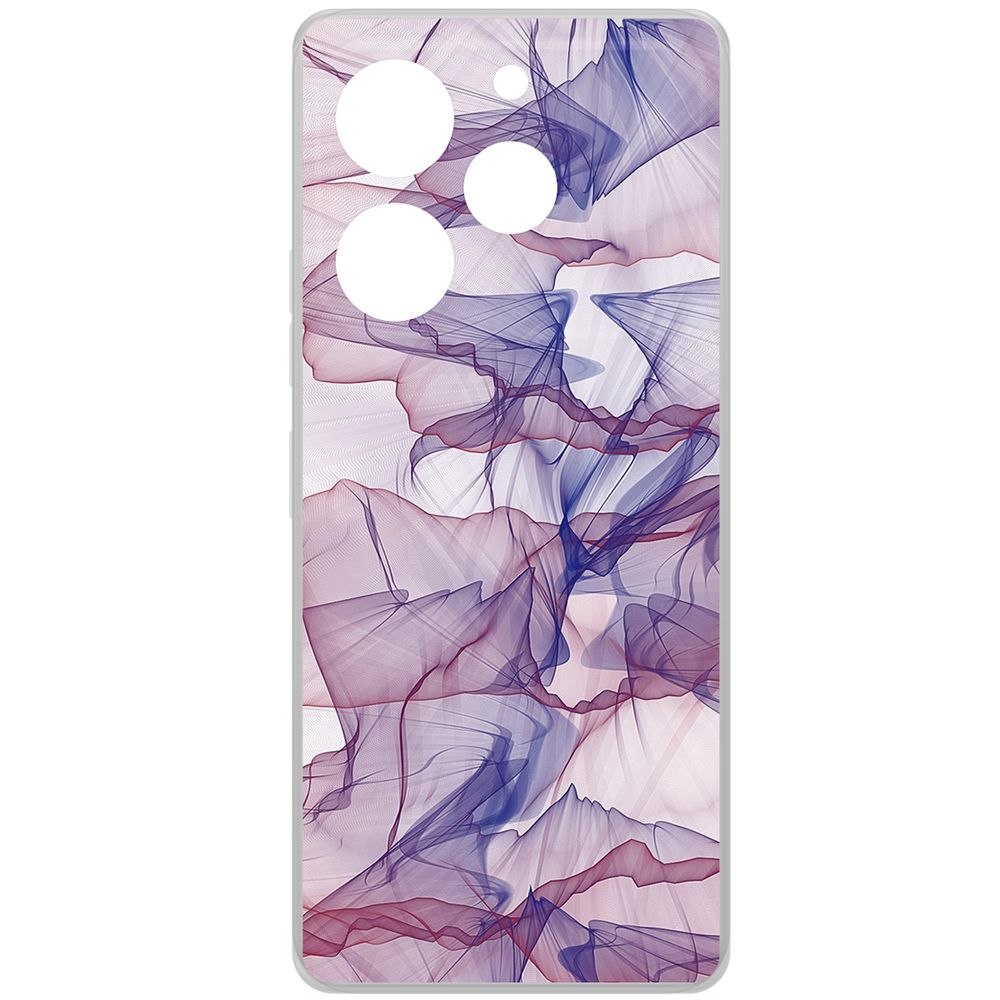 

Чехол-накладка Krutoff Clear Case Абстракт 15 для TECNO Pova 6 Pro, Прозрачный