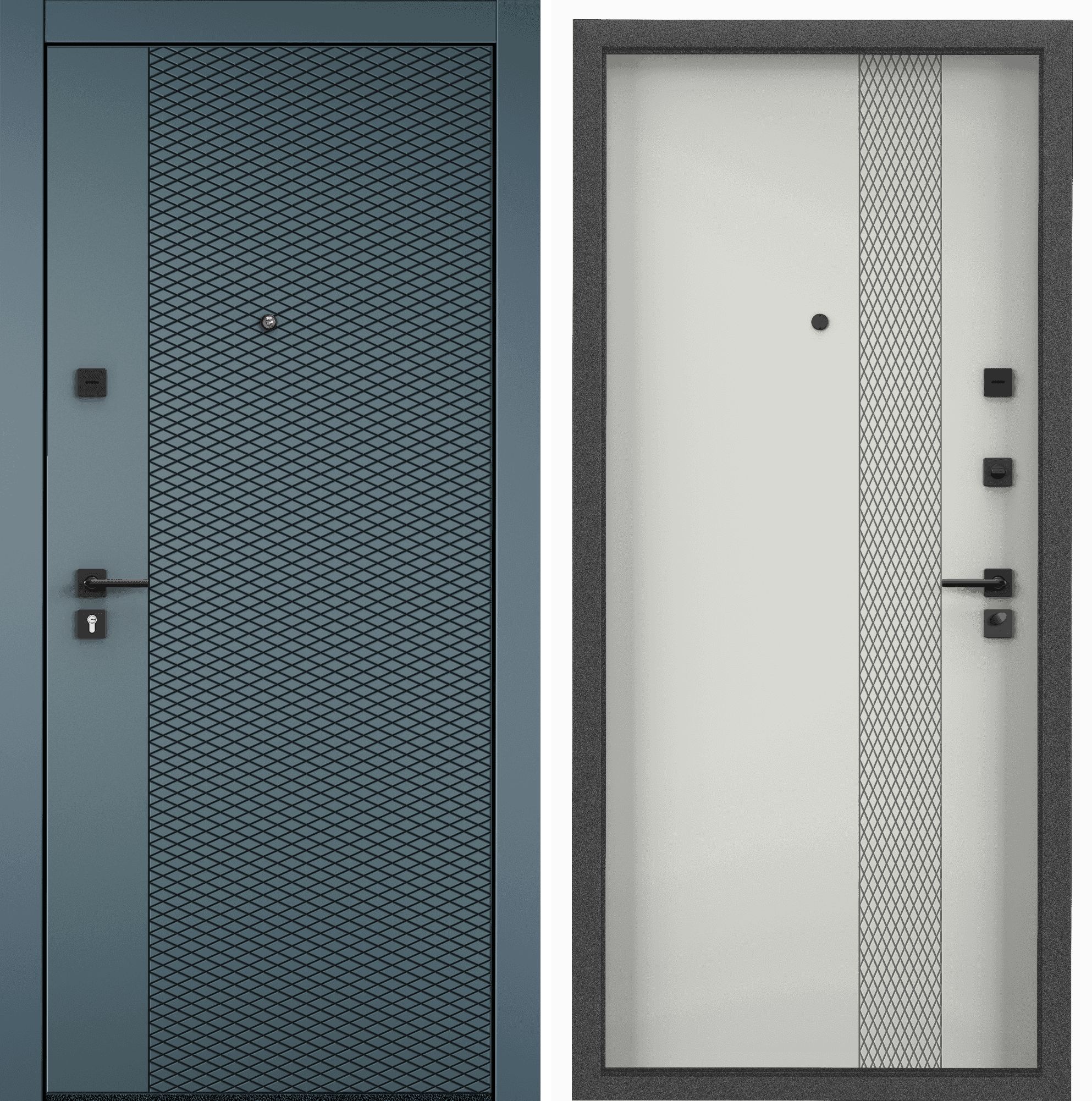 

Дверь входная для квартиры металлическая Torex Terminal-D 950х2050, правый, верде/серый, Terminal-D