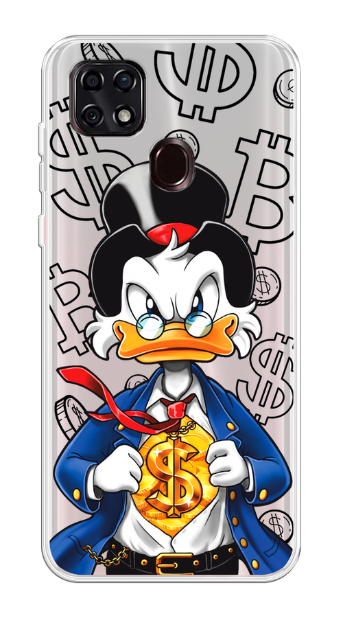 

Чехол на ZTE Blade 20 Smart "Scrooge Goldman", Черный;белый;синий, 133550-1