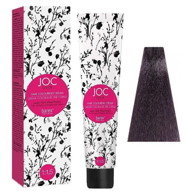 Купить Краска для волос каштан фиолетовый Barex Joc Color 4.7 100 мл