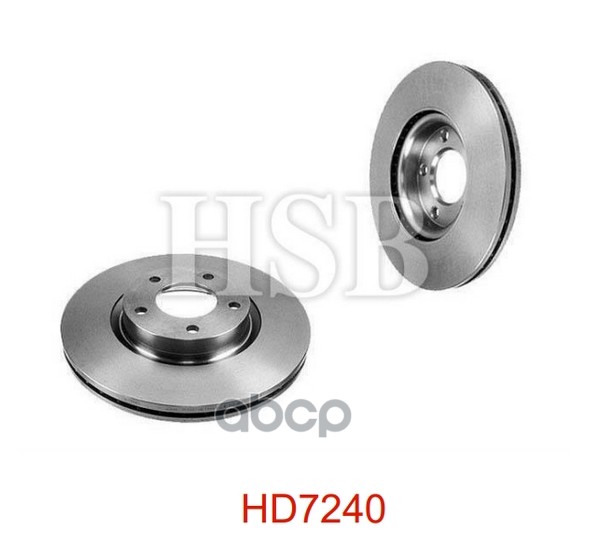 

HSB HD7240 Диск тормозной передний MAZDA: 3 03-, 3 седан 04-, 5 05- 1шт