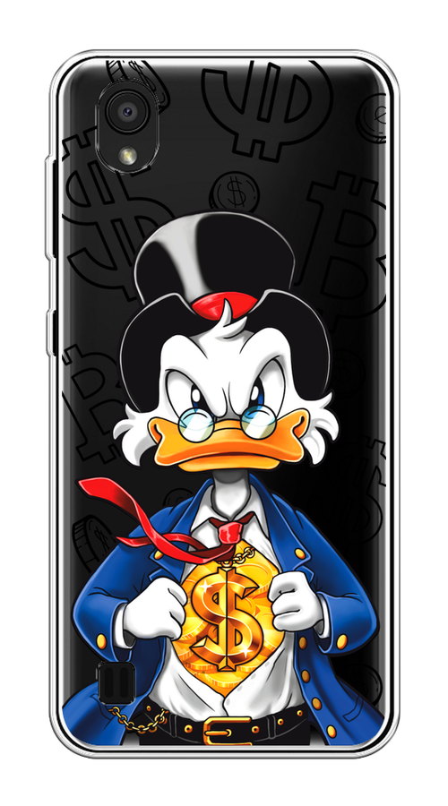 

Чехол на ZTE Blade A5 (2019) "Scrooge Goldman", Черный;белый;синий, 133050-1