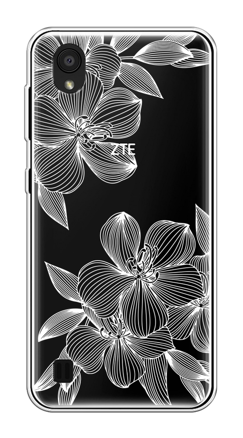 

Чехол на ZTE Blade A5 (2019) "Крокус", Белый;прозрачный, 133050-1