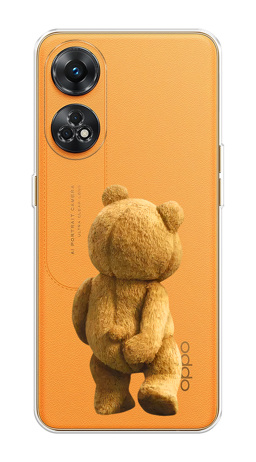 

Чехол на OPPO Reno 8T 4G "Медвежья спина", Коричневый;прозрачный, 2513250-1