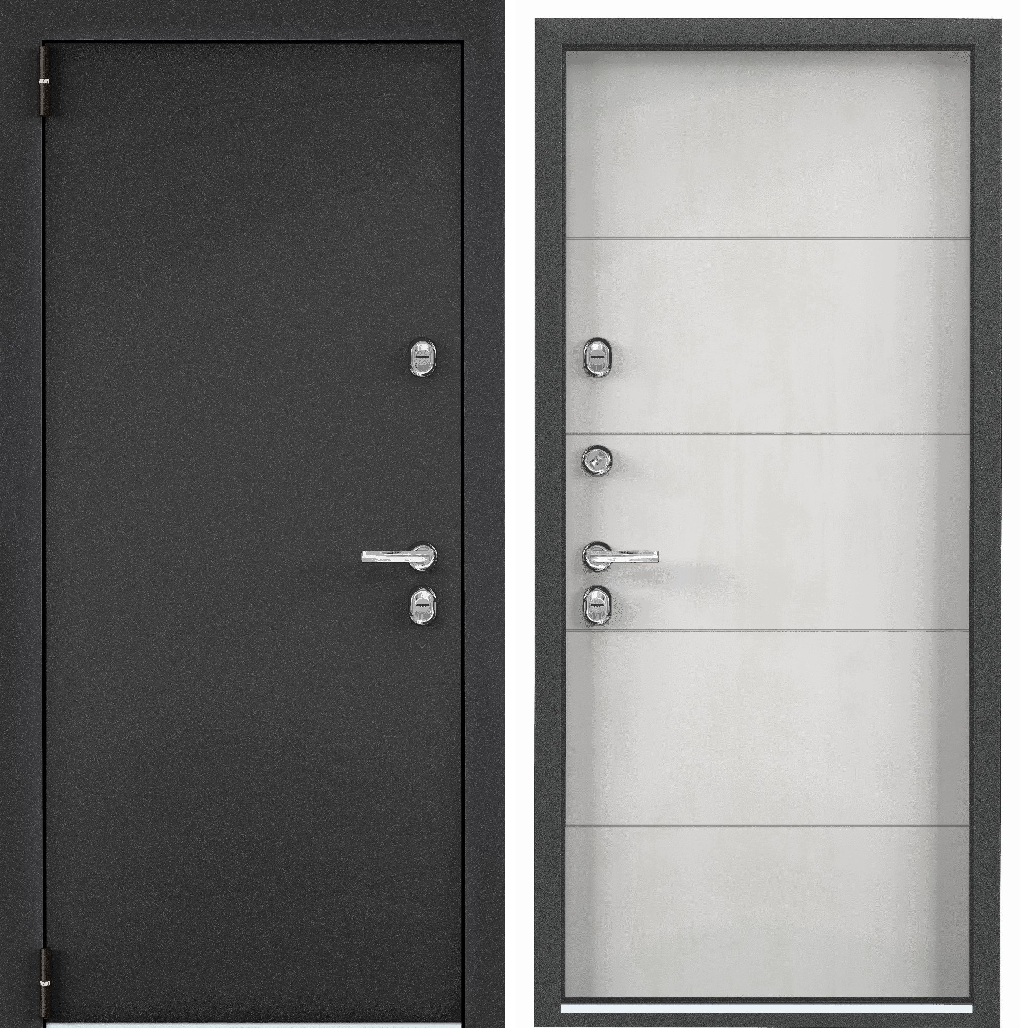 фото Дверь входная для дома металлическая torex snegir pro 950х2050, левый, черный/серый torex стальные двери