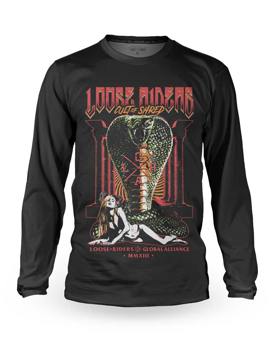 

Свитшот мужской Loose Riders Cobra S черный 2XL, Cobra S