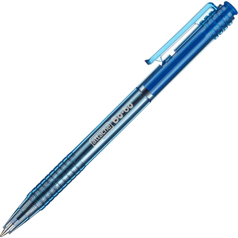 

Ручка шариковая автоматическая Attache Bo-bo синяя (толщина линии 0.5 мм), 131233