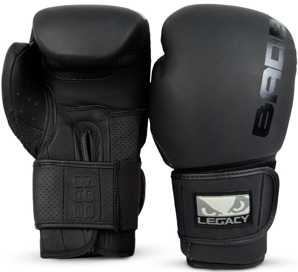 фото Боксерские перчатки bad boy legacy prime boxing gloves black/black 14 унций