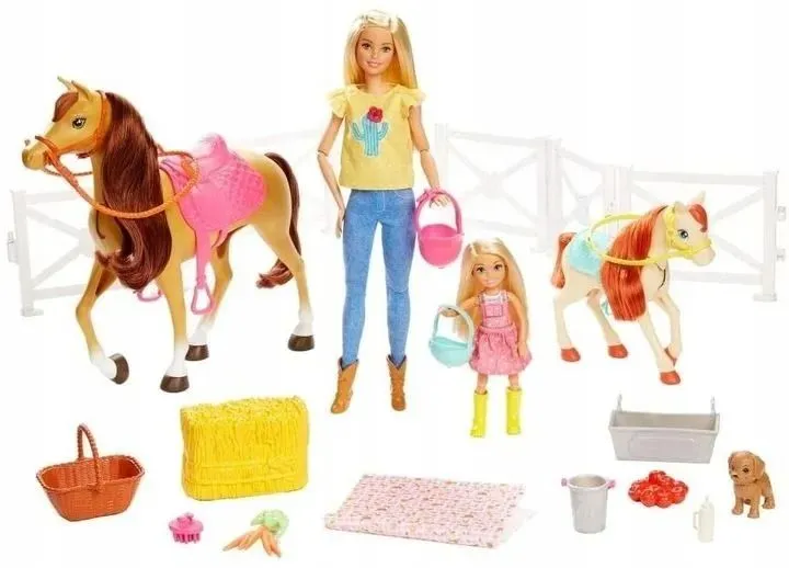 

Кукла Mattel Barbie и Челси на конной ферме, GLL