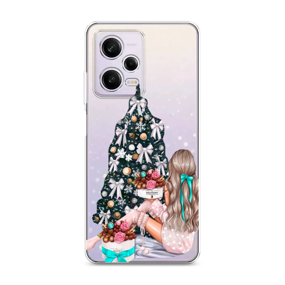 

Чехол на Xiaomi Redmi Note 12 Pro "New Year", Зеленый;бежевый;голубой, 317050-5