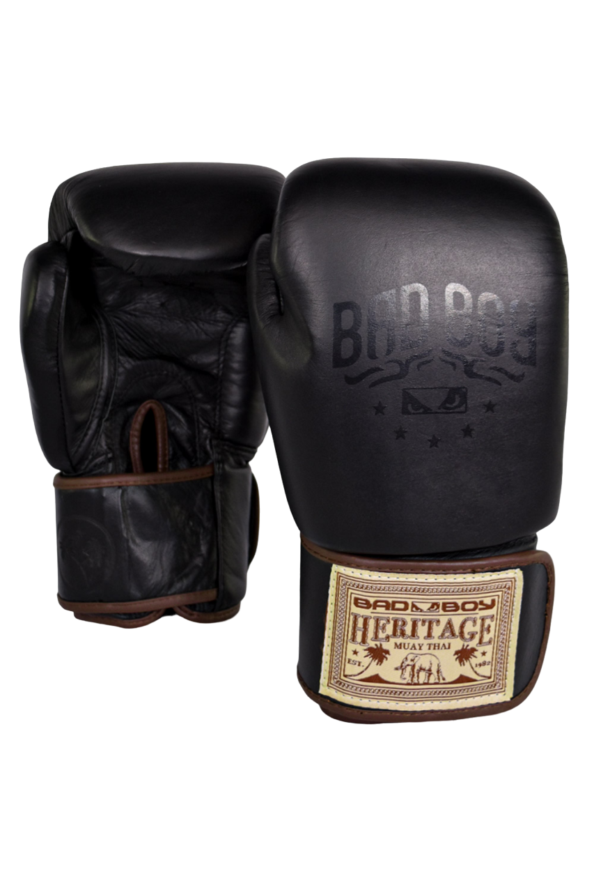 

Боксерские перчатки Bad Boy Heritage Thai Boxing Gloves черный 10 унций, 7894