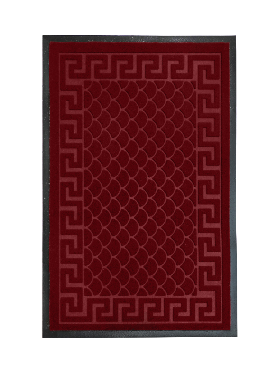 

Коврик придверный Kamalak tekstil TAJ-MAHAL 60х90 красный арт УКП-68-01, TAJ-MAHAL