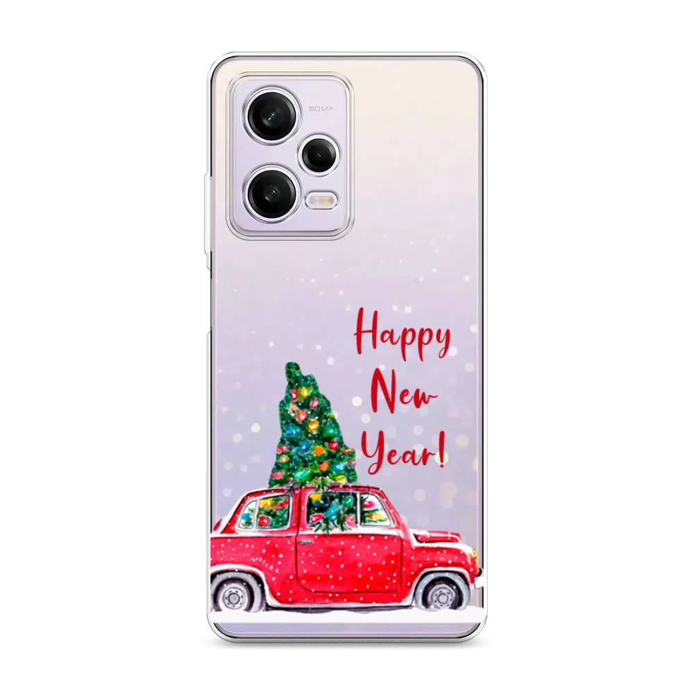 

Чехол на Xiaomi Redmi Note 12 Pro "Happy New Year", Красный;зеленый, 317050-5