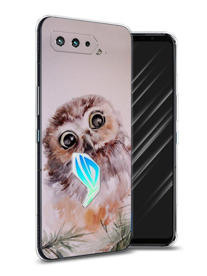 

Чехол Awog на Asus ROG Phone 5 "Сова для розовом", Розовый;коричневый, 44250-1