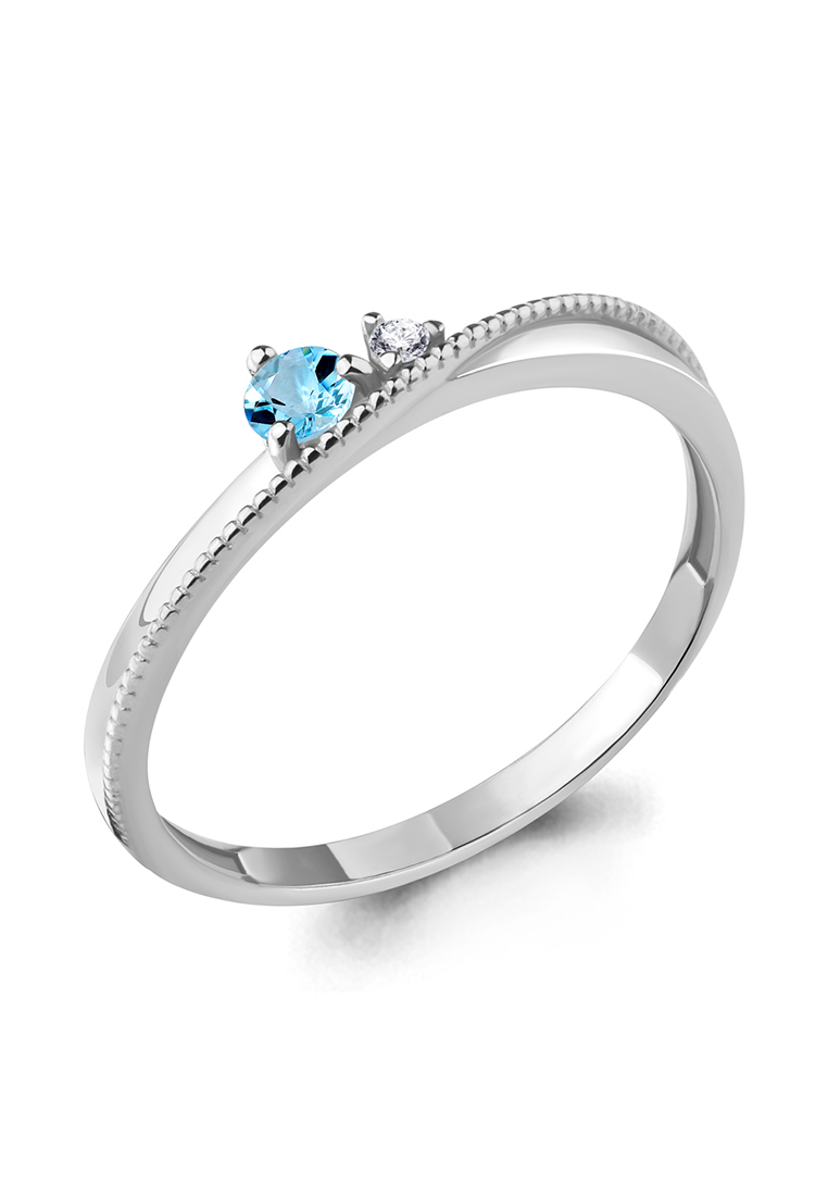 

Кольцо из серебра р.  Kari Jewelry 6948905А.5, топаз\фианит, 6948905А.5