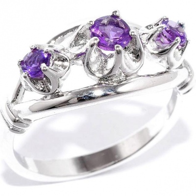 

Кольцо с аметистами из серебра Silver wings 210578-r-06-88 17, 210578-r-06-88