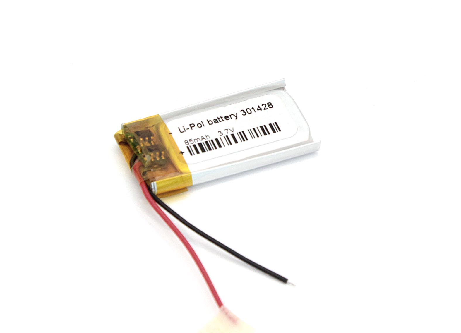 

Аккумуляторная батарея OEM Li-Pol 3*14*28мм 2pin 3.7V/85mAh