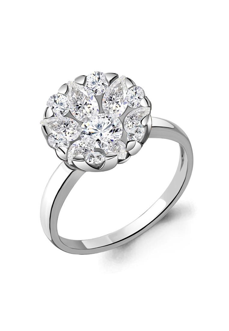 

Кольцо из серебра р.  Kari Jewelry 68625А.5, фианит, 68625А.5