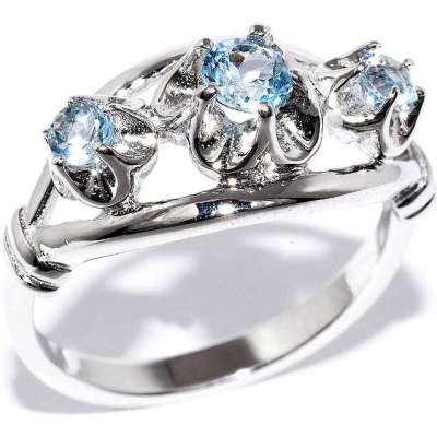 

Кольцо с топазами из серебра Silver wings 210578-r-06-88 18, 210578-r-06-88