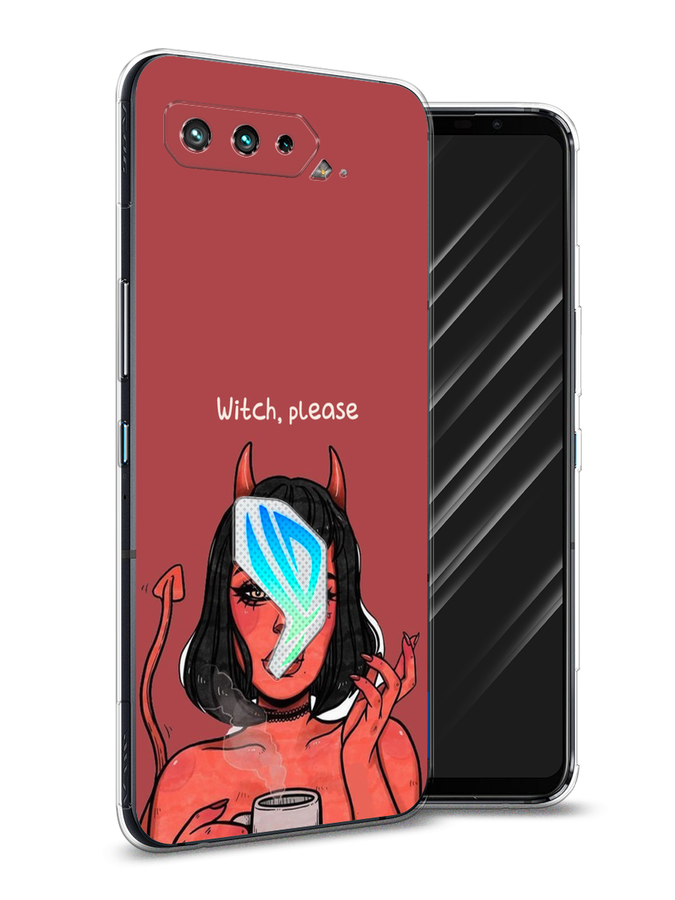 

Чехол Awog на Asus ROG Phone 5 "Evil Girl", Красный;черный, 44250-6