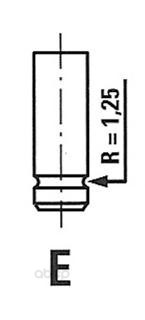 

Клапан Двигателя Citroen. Peugeot 1.9D 86- 38.5X8X112.4 In Freccia Арт. R4243/Scr