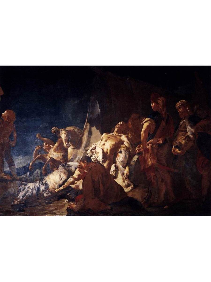 

Постер DRABS A2 Джованни Баттиста Пьяццетта The Death of Darius