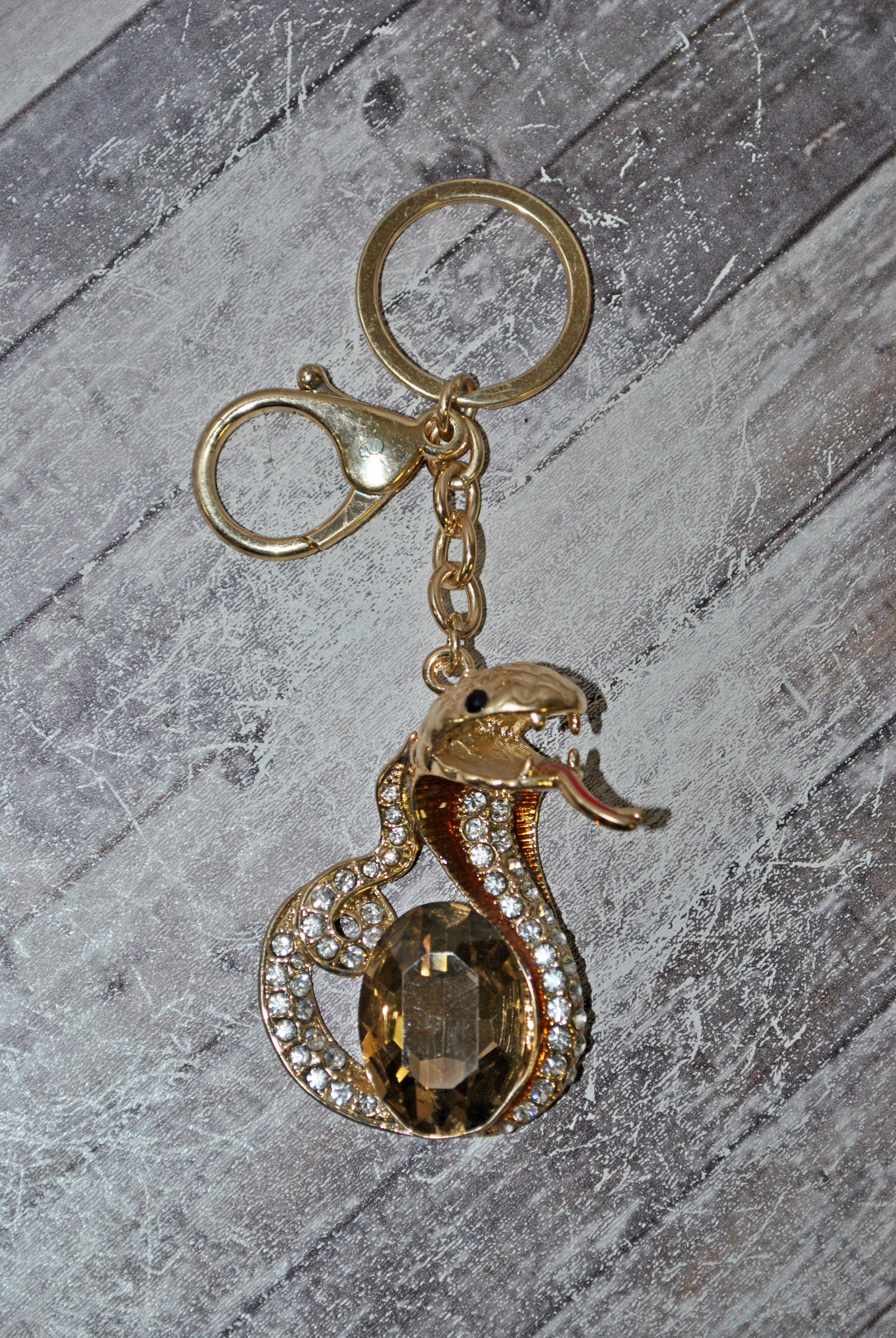 

Брелок женский Fashion Jewelry BigSnake золотистый, Коричневый, BigSnake