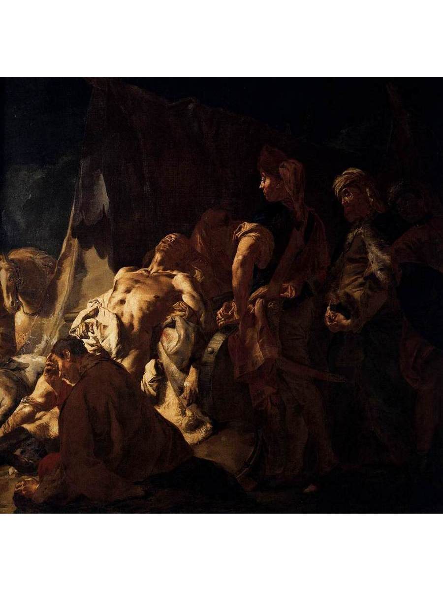 

Постер DRABS A2 Джованни Баттиста Пьяццетта The Death of Darius detail