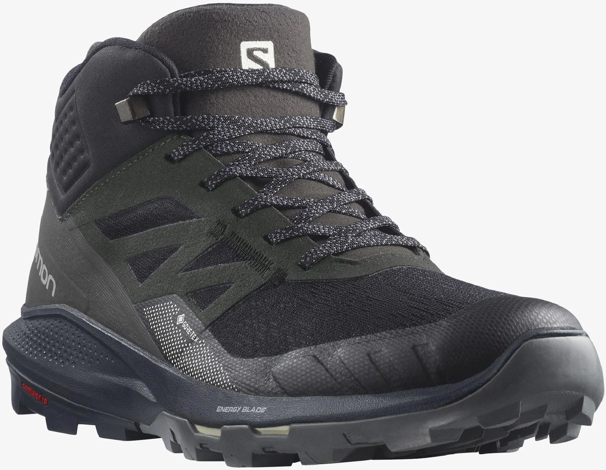 

Ботинки мужские Salomon Shoes Outpulse Mid GTX черные 6.5 UK, Черный, Shoes Outpulse Mid GTX