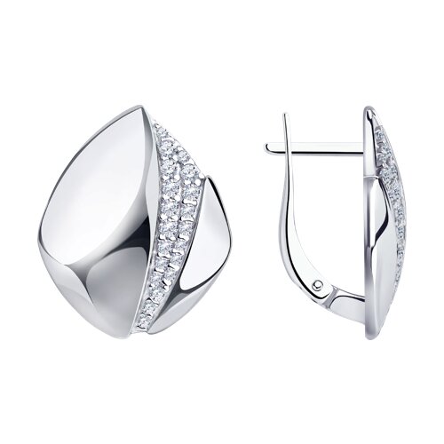 

Серьги из серебра TEO MAORI 894-120-00676-2, фианит, 894-120-00676-2