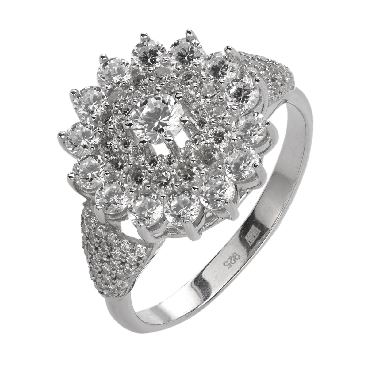 Кольцо перстень из серебра р. 18 Эстет 01К1514143, фианит