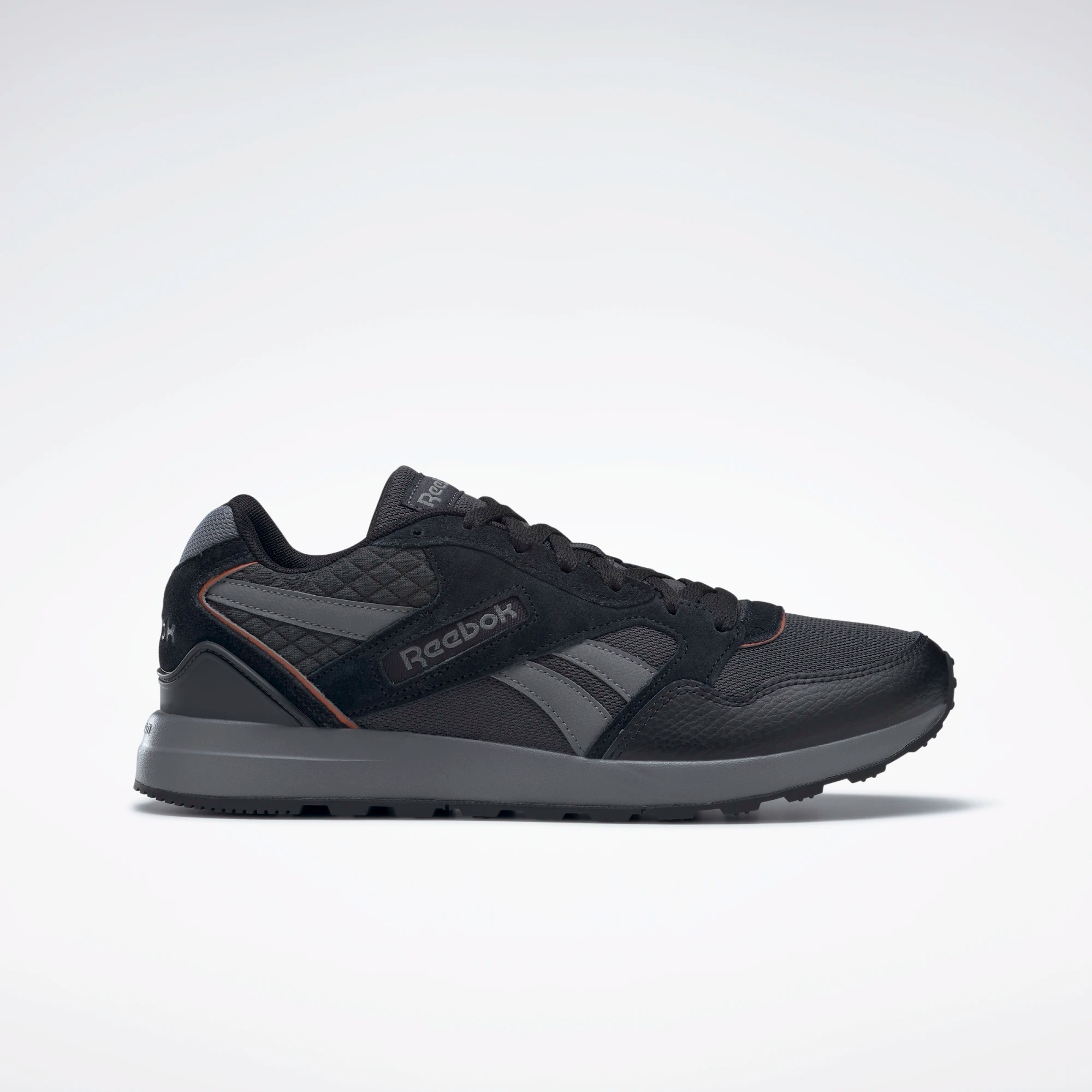Кроссовки унисекс Reebok Gl1000 черные 10 US