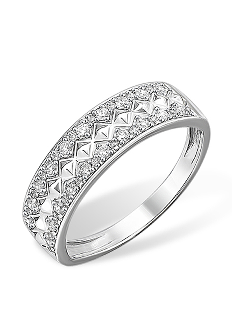 

Кольцо из серебра р. , Kari Jewelry 1010017637-501, фианит, 1010017637-501