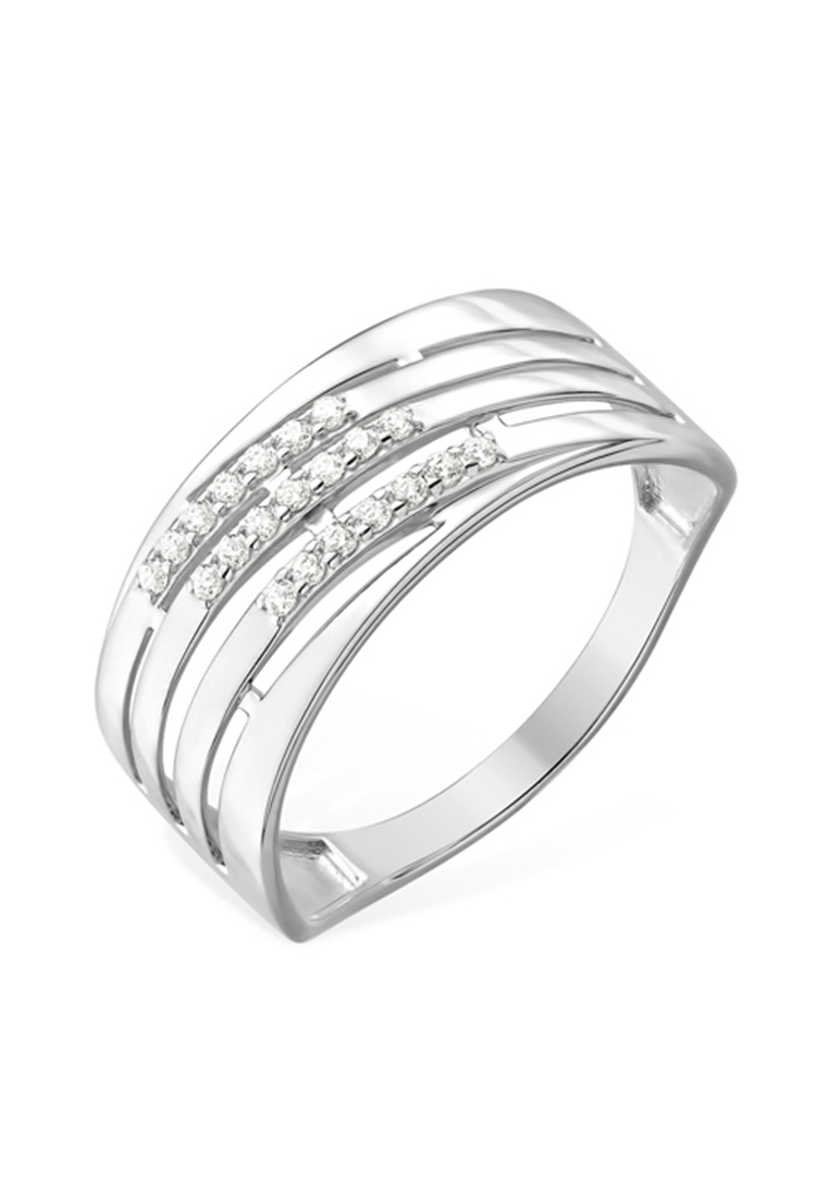 

Кольцо из серебра р. , Kari Jewelry 1010017378-501, фианит, 1010017378-501