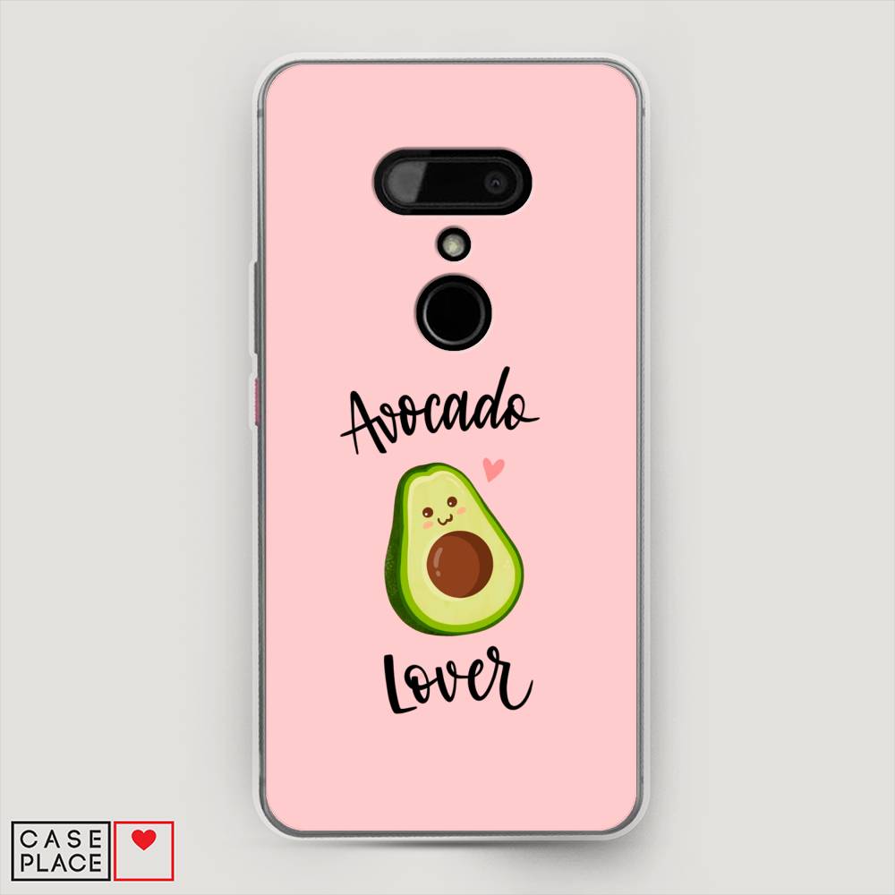 

Чехол на HTC U12 "Avocado lover", Розовый;зеленый, 102050-6