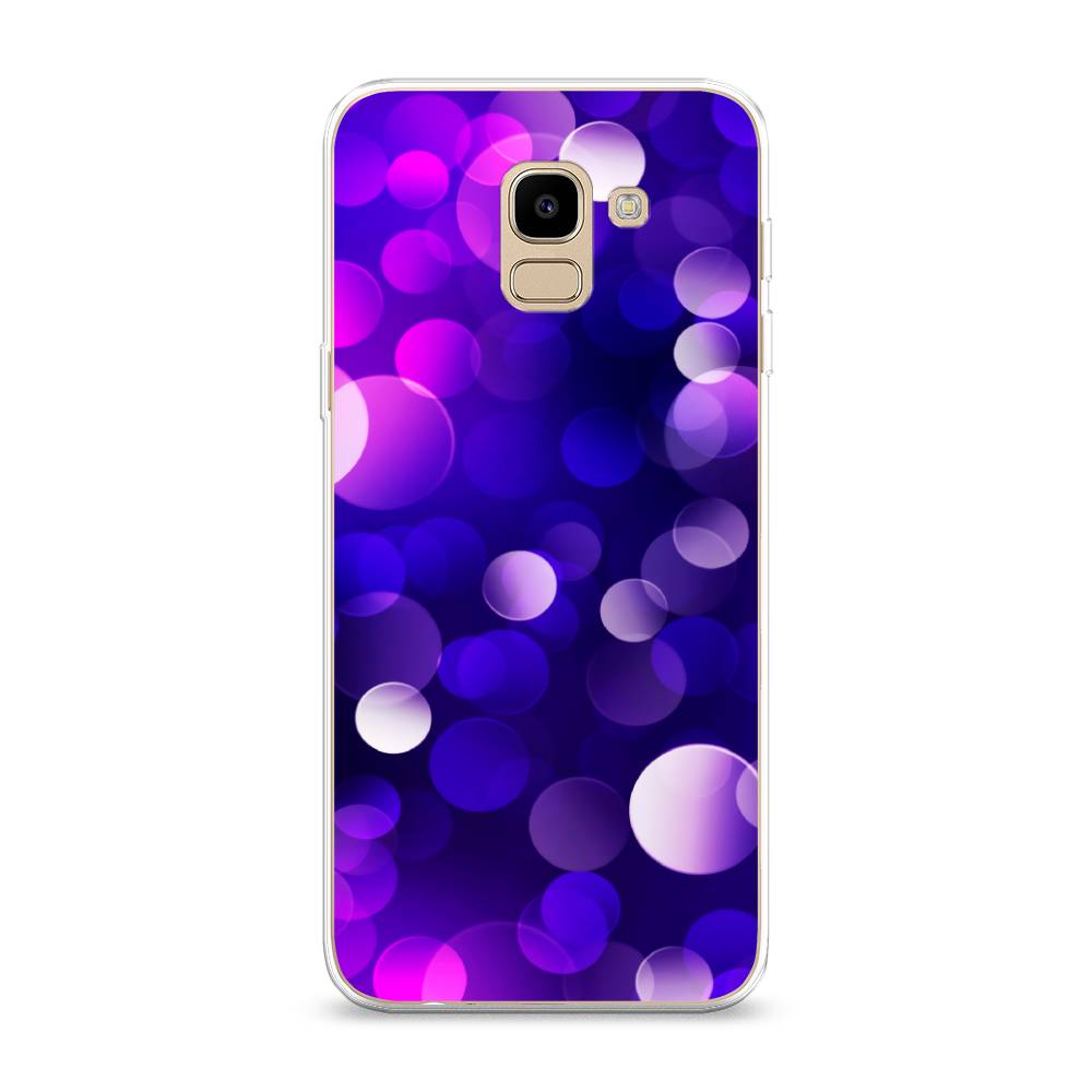 

Чехол на Samsung Galaxy J6 2018 "Абстракция 27", Фиолетовый, 26150-3